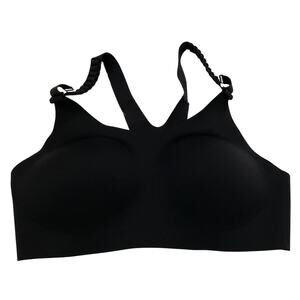 Brooks Dare Racerback Run Black Adjustable Straps Sports Bra - 36C